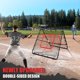 thumbnail image 3 of Red de Rebote Storgem 122x137 cm Multi-Deporte para Campo Trasero, 3 of 9
