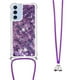 thumbnail image 1 of Funda FOXDOCK para Samsung Galaxy A15 con Cuerda Ajustable, Brillo Líquido, Protección Antigolpes y Lente – Ideal para Regalo, 1 of 6