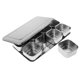 thumbnail image 4 of Recipiente de almacenamiento de acero inoxidable condimento caja para especias sal azúcar 8 rejilla, 4 of 4