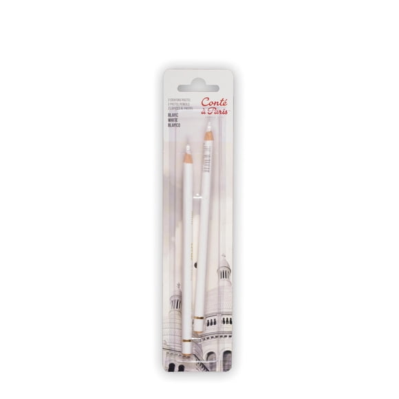 Lápices de pastel Conté à Paris blanco - juego de 2