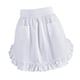 thumbnail image 1 of Delantal de cintura medio delantal suave multifuncional suministros de cocina con bolsillos para camareros, floristerías, camareras, cocinas, cafeterí Blanco, 1 of 5