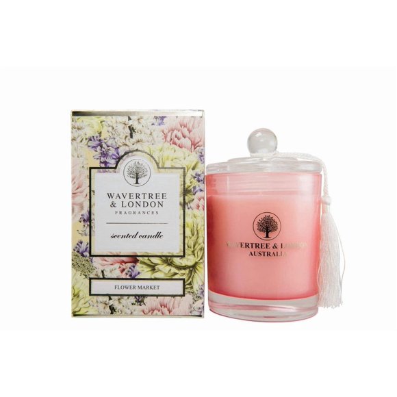 Vela Wavertree & London 330 g con aroma de Mercado de Flores