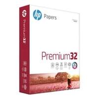 Papel De Impresora Hp Premium De 32 Libras, 8,5 X 11, 500 Hojas, 100 Brillantes