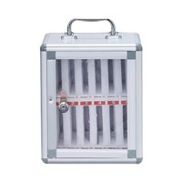 Bothyi - Gabinete De Almacenamiento Para Teléfonos, Bolsillo Para Gráficos, Estuche De Almacenamiento Resistente Para Dormitorio, Oficina, 12 Ranuras