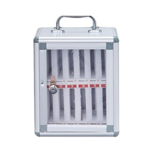 Bothyi - Gabinete De Almacenamiento Para Teléfonos, Bolsillo Para Gráficos, Estuche De Almacenamiento Resistente Para Dormitorio, Oficina, 12 Ranuras