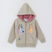 Polerón Con Cierre Niña Beige Bingo & Bluey