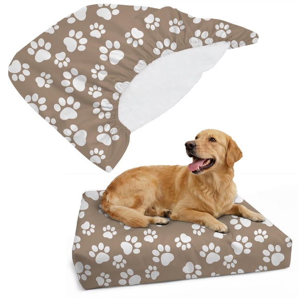 Funda para Cama de Mascota DUKE&LEFTY Furever Stretch Suave Tan