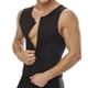 thumbnail image 2 of Camiseta de compresión para hombre, chaleco moldeador de cintura, camiseta sin mangas para entrenamiento, camisetas interiores con soporte para la espalda, 2 of 5