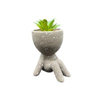 Oem - Macetero De Ceramica Planta Artificial Moderno