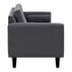 thumbnail image 3 of Sofa Retro 3c + 2 Pouf Felpa 00 Gris, 3 of 6