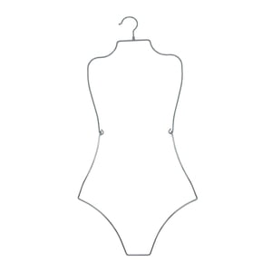 Magideal - Colgador De Traje De Baño, Colgador De Lencería, Almacenamiento Y Exhibición, Colgador De Traje De Baño, Estante De Exhibición En Forma De Cuerpo, Col Plata