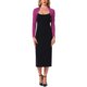 thumbnail image 2 of INSPIRE CHIC Boleros de Mujer con Mangas Largas Abierto al Frente de Algodón Tejido Corto Magenta M, 2 of 6