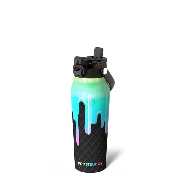 Botella de Agua Frost Buddy 680 ml con Tapa de Sorbete y Trago