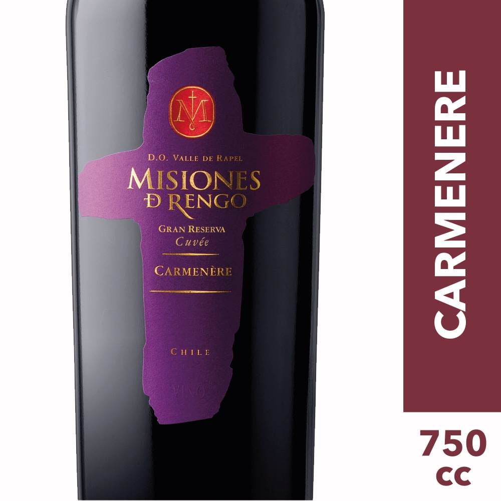 Misiones De Rengo - Vino Tinto Gran Reserva Cuvée Carmenere 14° Botella