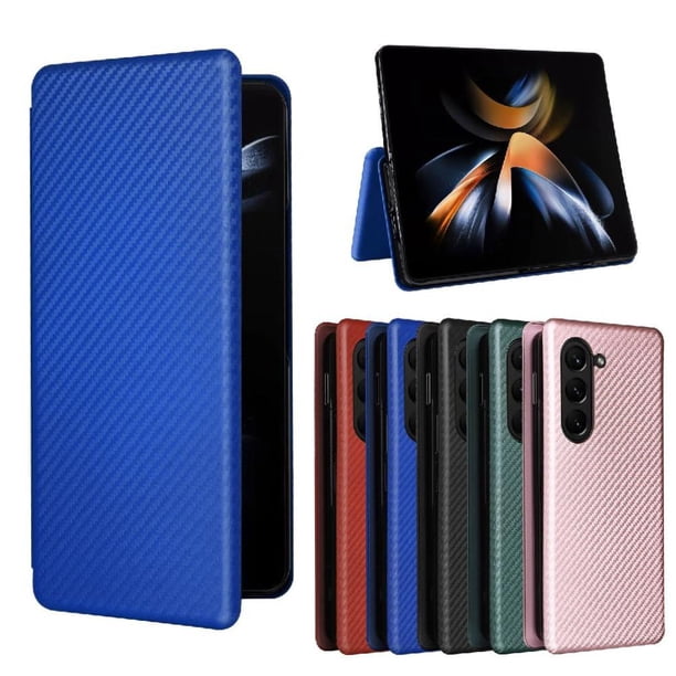 Funda Flip para FOXDOCK Samsung Galaxy Z Fold 5 - Funda magnética de negocios, funda protectora delgada