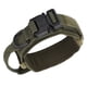thumbnail image 3 of Collar ajustable para perro, de algodón duradero, con hebilla de metal, color verde militar., 3 of 8