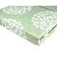 thumbnail image 2 of Sábanas Aterciopelada Composé King Círculos Blanco Verde, 2 of 3