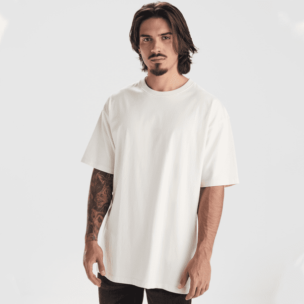 Polera Oversize Hombre Algodón Alto Gramaje 210g Bull