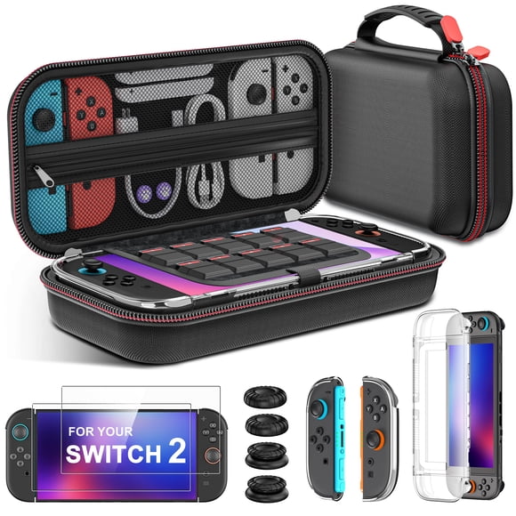 Funda Para Switch 2 Con Kit De Accesorios 4 En 1