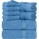 thumbnail image 1 of Juego de toallas Utopia Towels, 8 unidades, 600 g/m², 100% algodón, azul eléctrico, 1 of 9