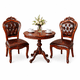 thumbnail image 1 of Pack x2 Sillas de comedor madera roble americano con asiento ecocuero, 1 of 3