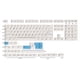 thumbnail image 2 of Juego de teclas HK GAMING Custom Dye Sub PBT 139 teclas Cherry Profile, 2 of 7