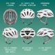 thumbnail image 2 of Casco para bicicleta Retrospec Silas con 24 ventilas y luz LED para adulto, 2 of 8