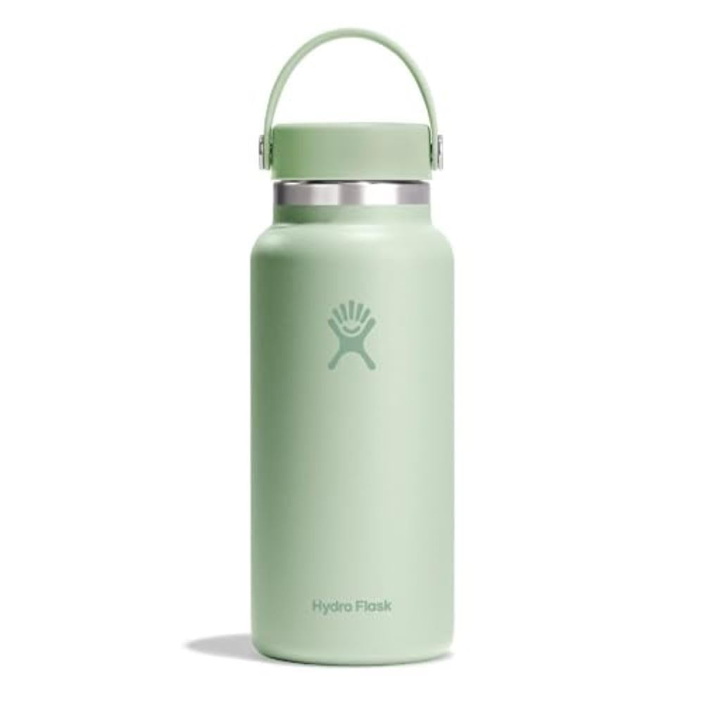 Botella De Agua Hydro Flask Wide Flex Cap 946 Ml Aloe Green