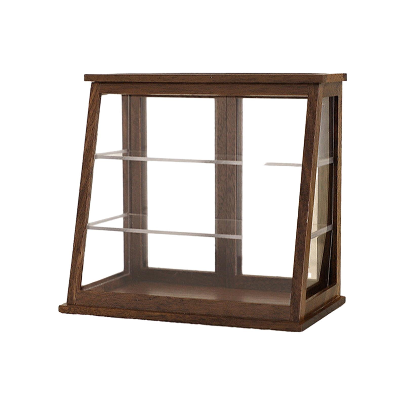 Bothyi - Doll House Cakes Gabinete 1:12 Escala Diorama Miniatura Panadería Caso Decoración Estilo B