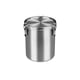 thumbnail image 1 of Caja de café de acero inoxidable | Envase de almacenamiento de alimentos de metal hermético con tapa sellada - Mantenga los granos de café, azúcar, té fresco durante meses (1600ml), 1 of 3