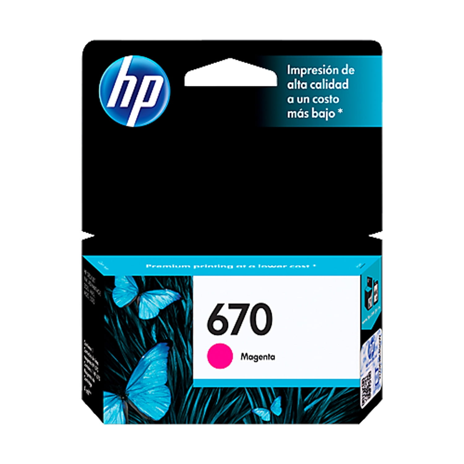 Cartucho Hp Cz115al 670 Magenta 300 Páginas