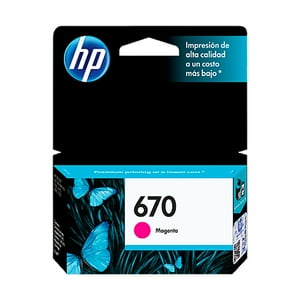 Cartucho Hp Cz115Al 670 Magenta 300 Páginas
