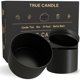 thumbnail image 1 of Latas para velas True Candle, paquete de 24, 8 oz, negro mate, 1 of 6