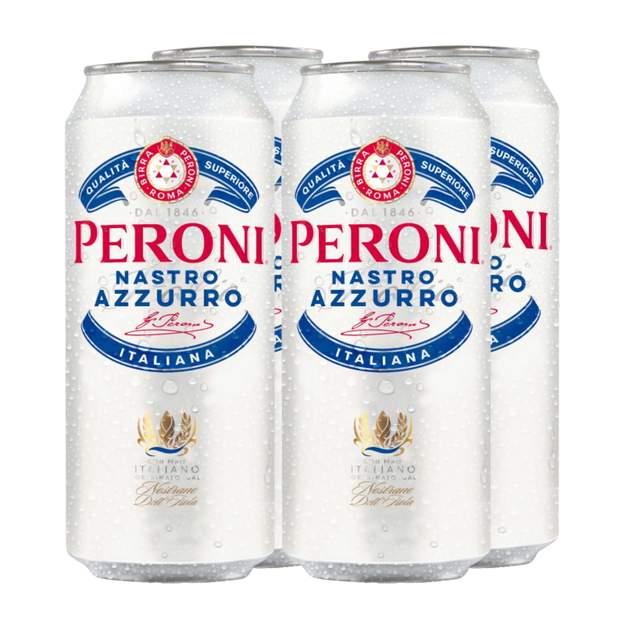 Cerveza Lager 5.1° Pack 4 Lata 2000 ml Peroni