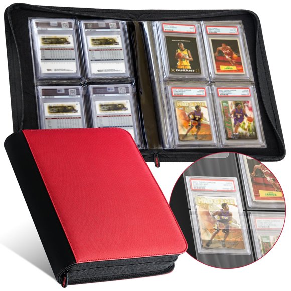 Cargador de Slabs PREZA 32 tarjetas Rojo (PSA, BGS, SGC)