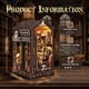 thumbnail image 3 of Kit Book Nook UFLJPKS de casa en miniatura DIY con luz LED, 3 of 7