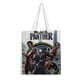 thumbnail image 1 of Black Panther Bolso de tela con estampado de lienzo para mujer, bolsa de compras reutilizable y estética, con cremallera interior, regalo para mujer,38*45cm., 1 of 6