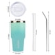 thumbnail image 3 of Vaso Térmico De Acero Inoxidable Aislado De 887 Ml Color Menta, 3 of 7