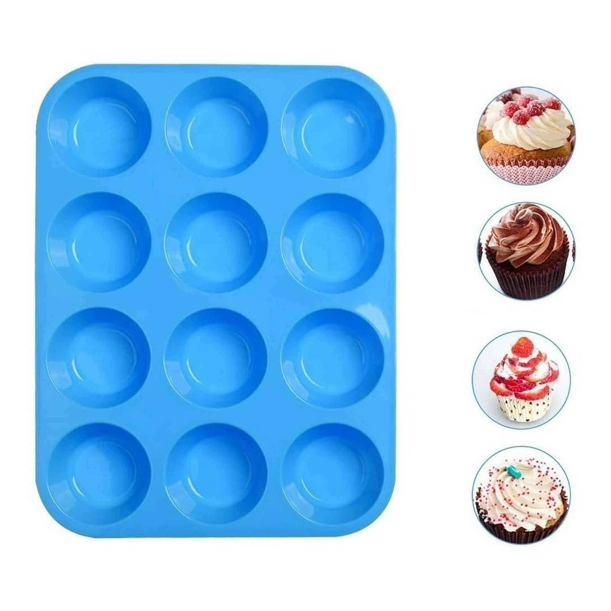 Genérico - Molde Cupcakes Molde 12 Magdalena Molde Muffin Repostería