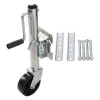 Genérico - Pata Carro Arrastre Rueda Maniobrable Enganche