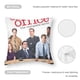 thumbnail image 5 of The Office Fundas de almohada de terciopelo con tema, regalos de funda de almohada, decoración para el hogar, cojín de lanzar, regalo de cumpleaños para fans y parejas. 45cm x 45cm., 5 of 6