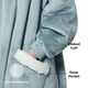 thumbnail image 3 of Wearable Blanket Bedsure Sudadera Con Capucha Sherpa Color Verde Claro, 3 of 8