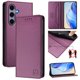 thumbnail image 1 of Funda Billetera con Soporte para Samsung Galaxy S24 Bloqueo RFID Plegable Violeta, 1 of 6