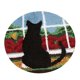 thumbnail image 2 of Kits De Aguja De Lengüeta Para Alfombra, Kits De Alfombra Con Gancho, Cojín Bordado, Gato Negro, 2 of 5