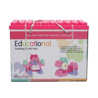Click Ventas - Caja De Bloques Educacional 80Pcs Coloridos Niños