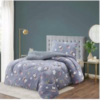 Genérico - Cobertor Chiporro Infantil 1.5 Plaza Gris Gata