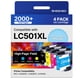 thumbnail image 1 of Cartuchos de tinta SHEENGO LC501XL de alto rendimiento para impresora Brother, 1 of 7