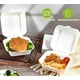 thumbnail image 5 of 100 Envase Desechables Contenedor De Alimentos Compostables Bandejas Desechables Comida Envases Comi, 5 of 10