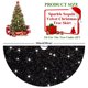 thumbnail image 3 of Falda para árbol de Navidad FUHSY, lentejuelas negras, 36 cm, terciopelo, 3 of 7