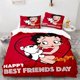 thumbnail image 1 of Cover Set Bedding Set Home Textiles Happy Best Friends Day Betty Boop Gift, 1 of 1